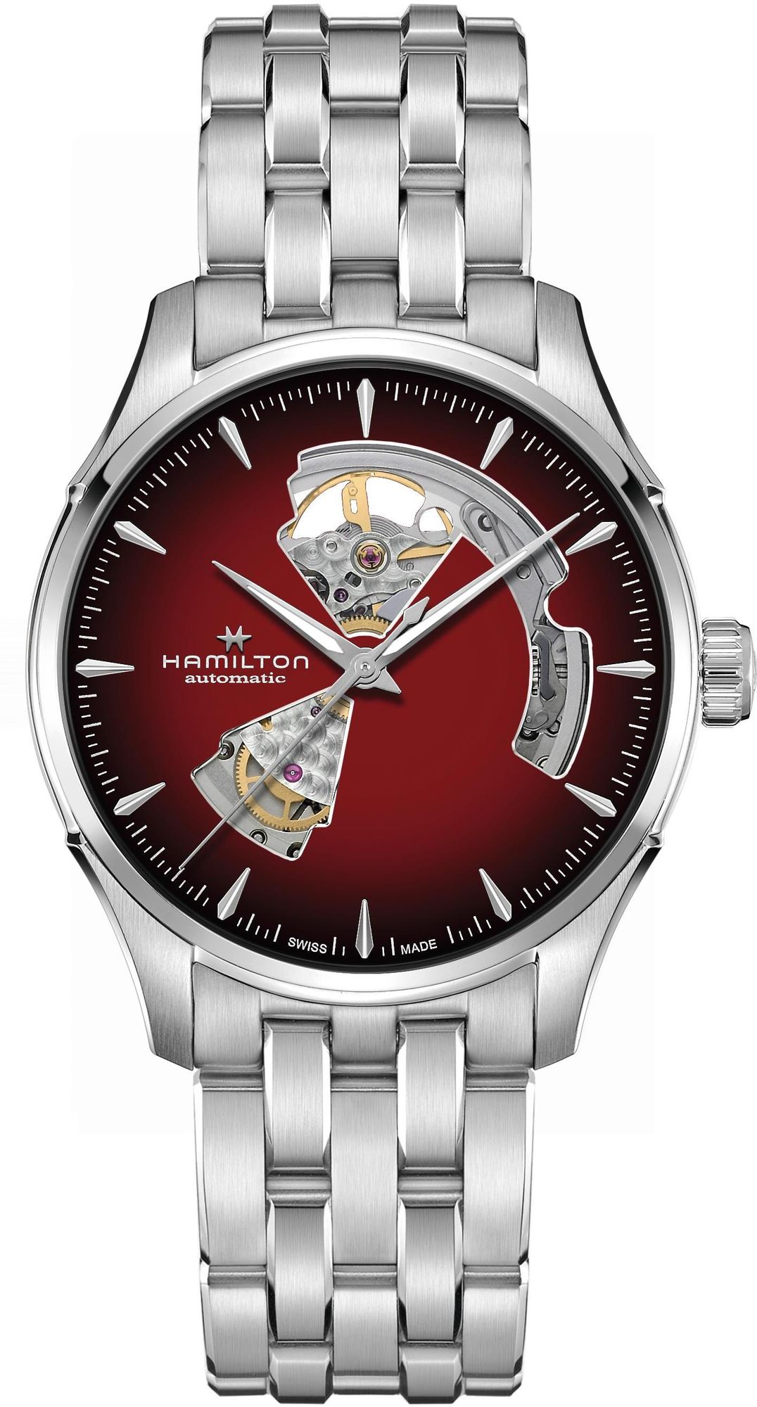 Hamilton Jazzmaster Open Heart Auto H32675170 Automatisch horloge voor heren