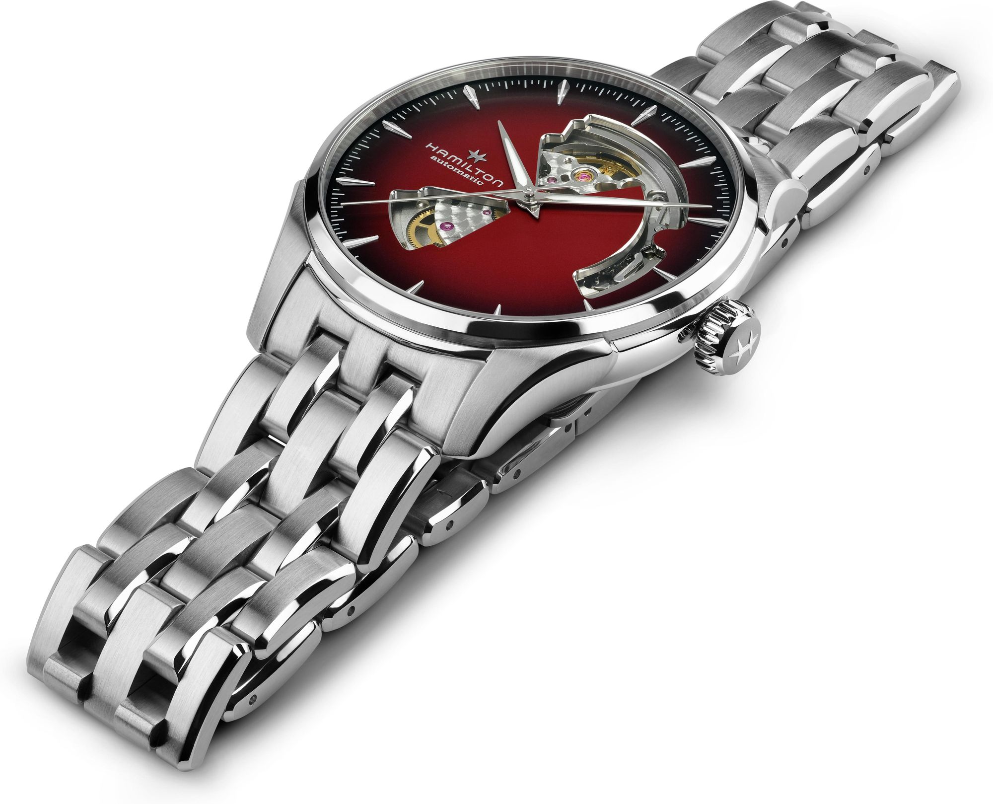 Hamilton Jazzmaster Open Heart Auto H32675170 Automatisch horloge voor heren