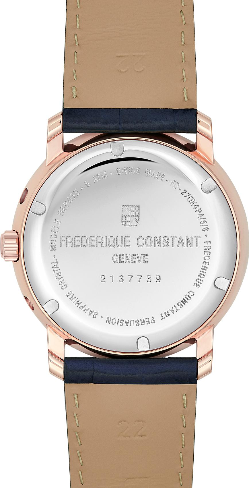 Frederique Constant Geneve INDEX BUSINESS TIMER FC-270N4P4 Montre-Bracelet pour hommes