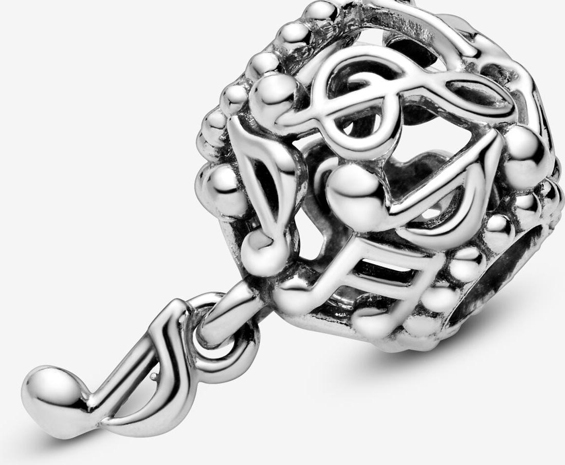 Pandora Offen gearbeitetes Noten Charm 798779C00 Hanger