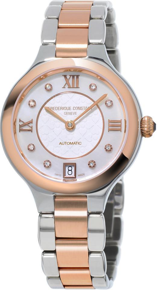 Frederique Constant Geneve Delight AUTOMATIC FC-306WHD3ER2B Montre Bracelet pour femmes avec des diamants véritables