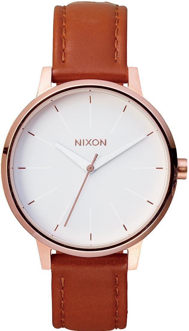 Nixon Kensington Leather A108-1045 Damenarmbanduhr Design Highlight