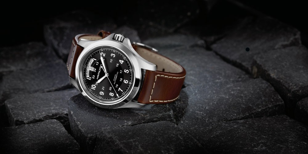 Hamilton Khaki H64455533 Orologio da uomo sportivo Ottima leggibilità