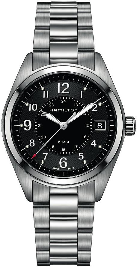 Hamilton Khaki Field H68551933 Herrenarmbanduhr Sehr gut ablesbar