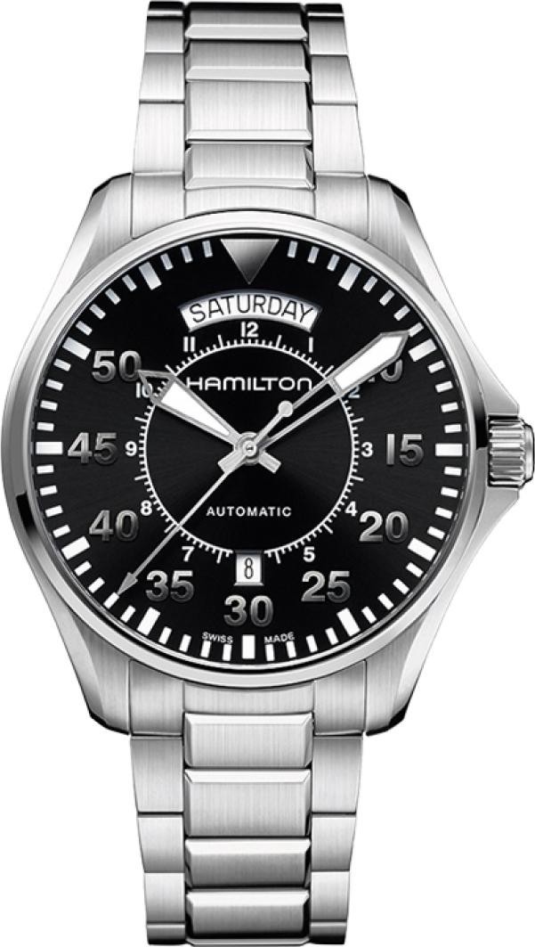 Hamilton PILOT DAY DATE AUTO H64615135 Herren Automatikuhr Klassisch schlicht