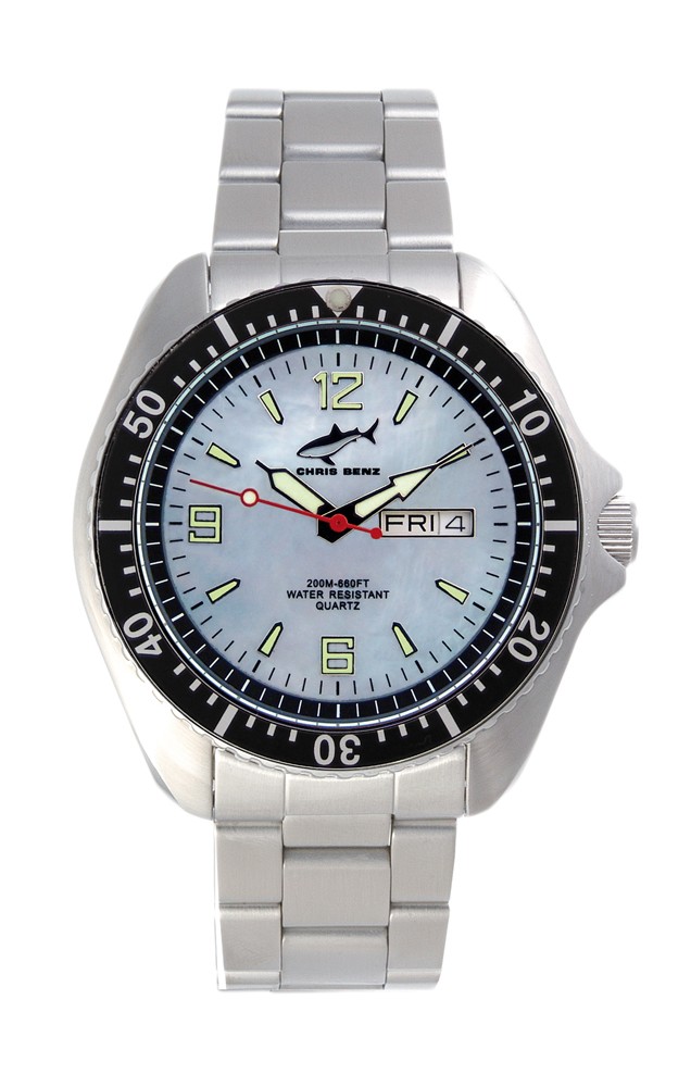 Chris Benz One Man CBO-H-SI-MB Reloj elegante para hombres Reloj de Buceo