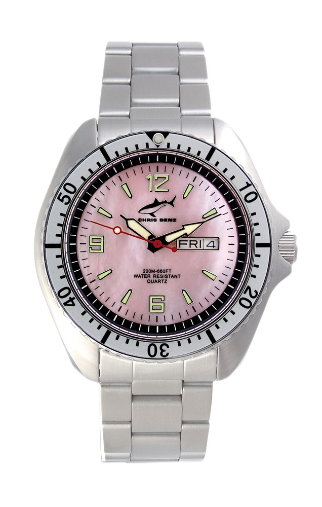 Chris Benz One Man CBO-R-SI-MB Reloj elegante para hombres Reloj de Buceo