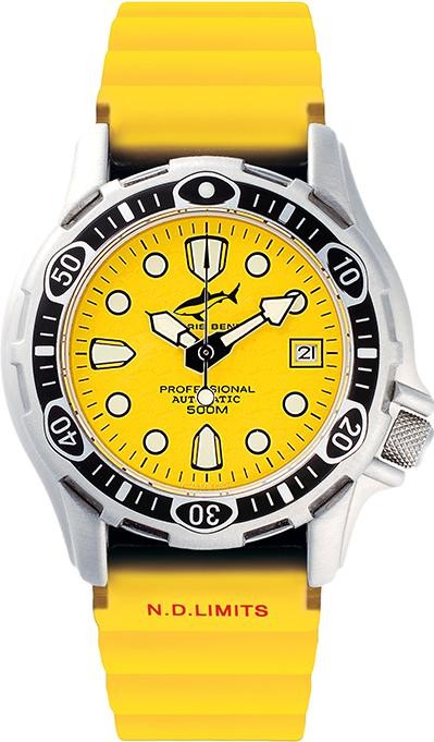Chris Benz Deep 500m Automatik CB-500A-Y-KBY Automatic Mens Watch Diving Watch