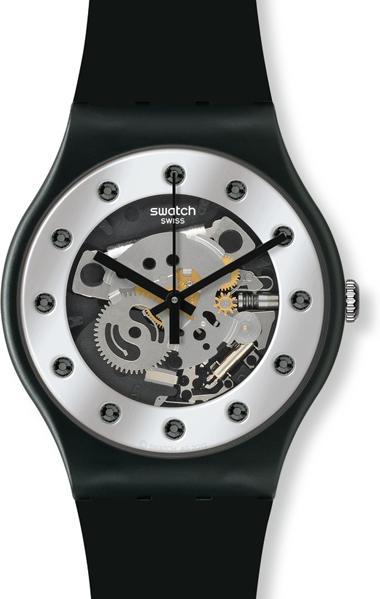 Swatch SILVER GLAM SUOZ147 Herrenarmbanduhr Design Highlight Swatch SILVER GLAM SUOZ147 Herrenarmbanduhr Design Highlight