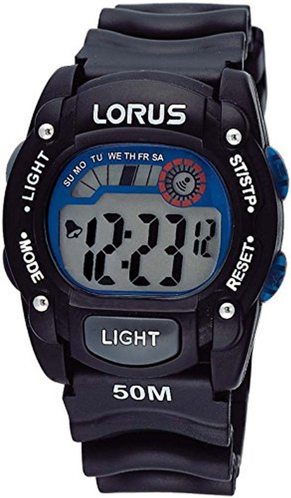 Lorus Sport R2351AX9 Cronógrafo para hombres Pantalla digital