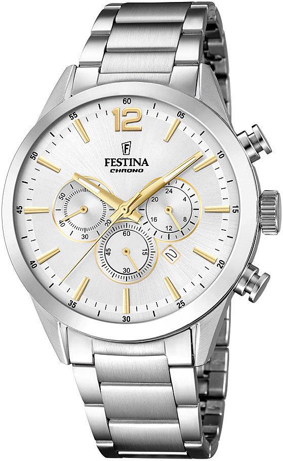 Festina Timeless Chronograph F20343/1 Chronographe pour homme