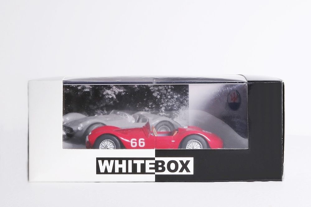 Maserati AG6CS No.66 Officine Alfier Targa Fl. 1953 rot WhiteBox 1:43 NEU WBS042