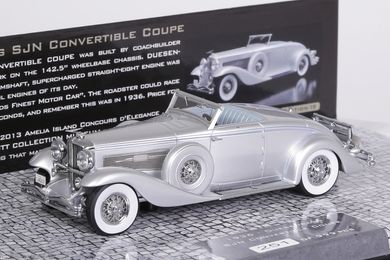 Duesenberg SJN (supercharged) Convertible Coupe Dark Blue 1:43