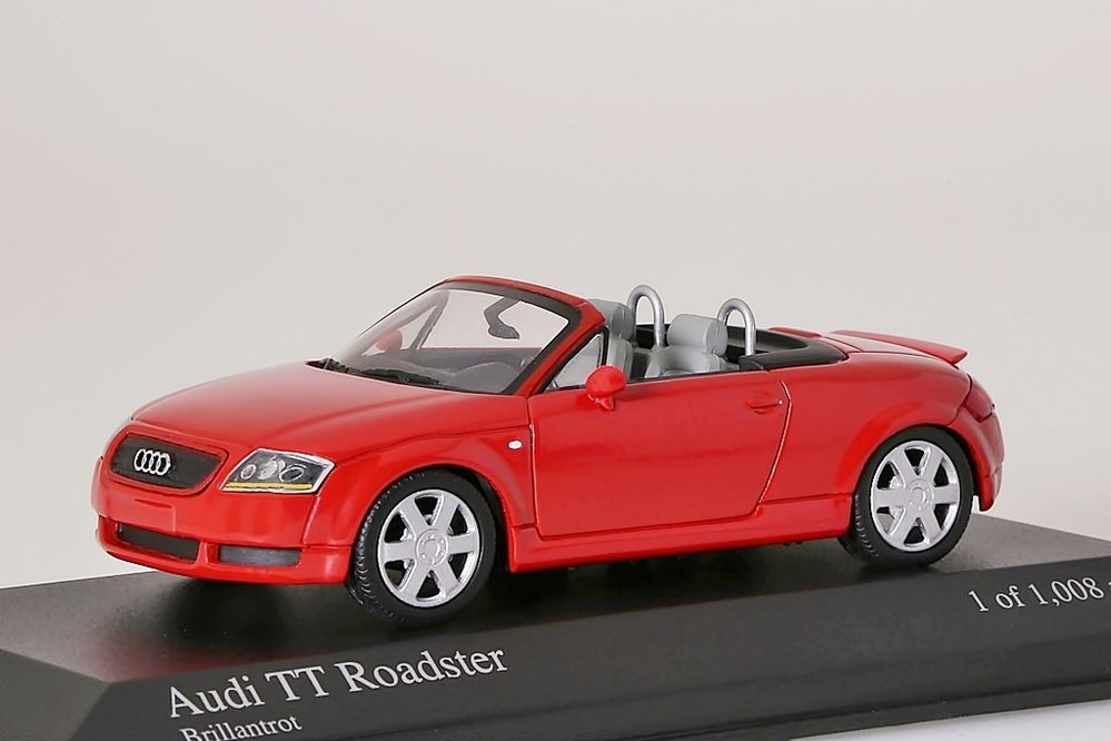 Audi TT Roadster 1999 rot  Minichamps 1:43 NEU/OVP
