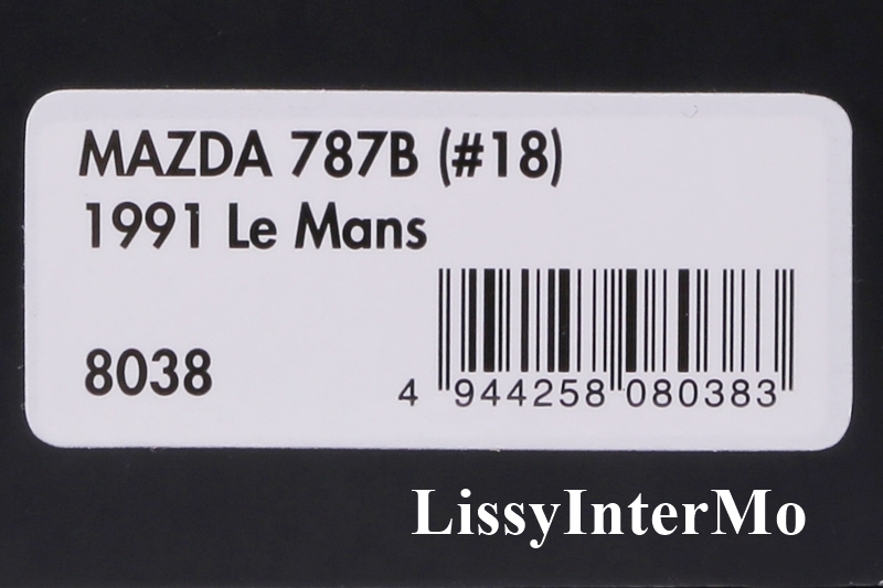Mazda 787B #18 Le Mans 1991 weiß hpi-Racing 1:43 NEU/OVP 8038