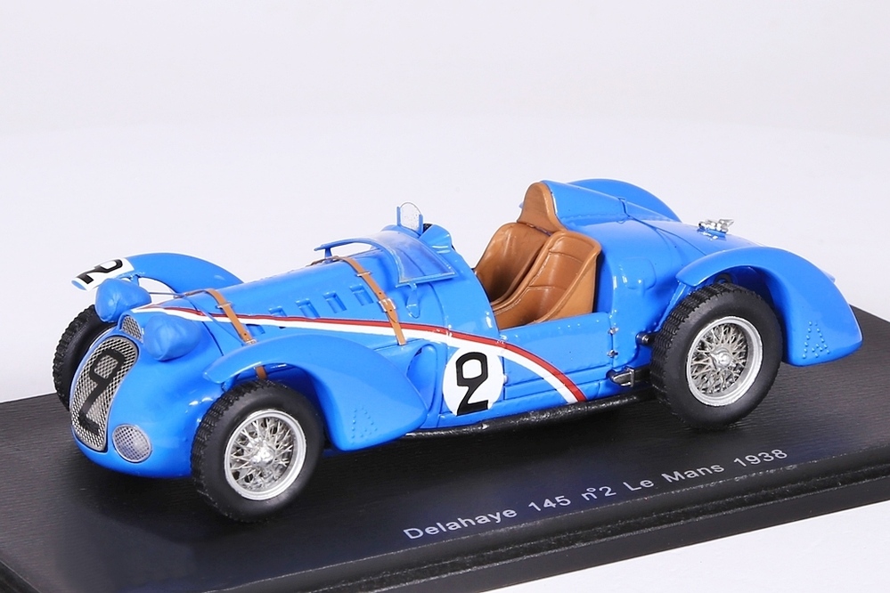 Delahaye 145 #2 Le Mans  1938 blau Spark 1:43 NEU/OVP S2726