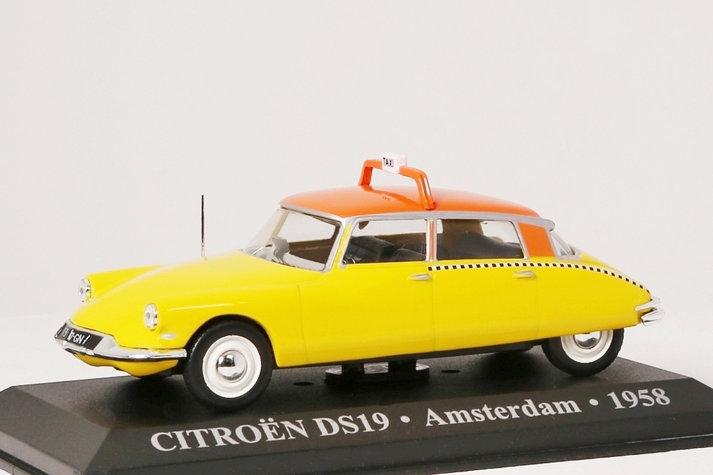Citroen DS19 Taxi Amsterdam 1958 gelb/orange Altaya 1:43 NEW/OVP AL037