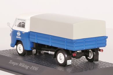 Tempo Wiking 1956 Tempo-Service LKW blau/weiß Atlas 1:43 NEW/OVP 7 421 119