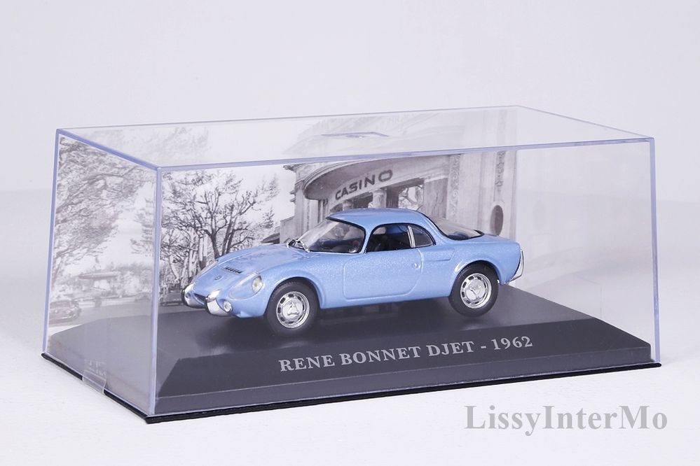 Rene Bonnet Djet 1962 blau metallic Atlas Verlag 1:43 NEW/OVP ATL1339