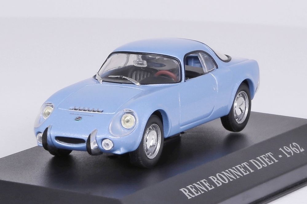 Rene Bonnet Djet 1962 blau metallic Atlas Verlag 1:43 NEW/OVP ATL1339