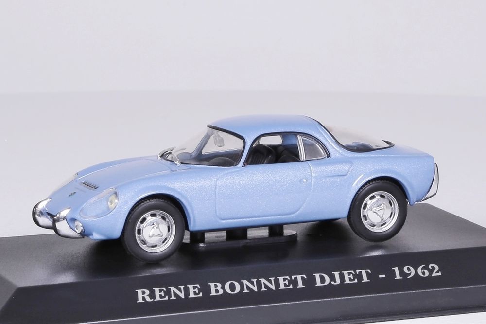 Rene Bonnet Djet 1962 blau metallic Atlas Verlag 1:43 NEW/OVP ATL1339