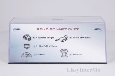 Rene Bonnet Djet 1962 blau metallic Atlas Verlag 1:43 NEW/OVP ATL1339