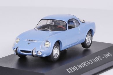 Rene Bonnet Djet 1962 blau metallic Atlas Verlag 1:43 NEW/OVP ATL1339