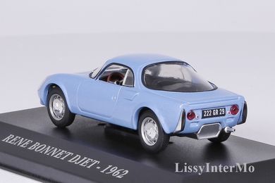 Rene Bonnet Djet 1962 blau metallic Atlas Verlag 1:43 NEW/OVP ATL1339