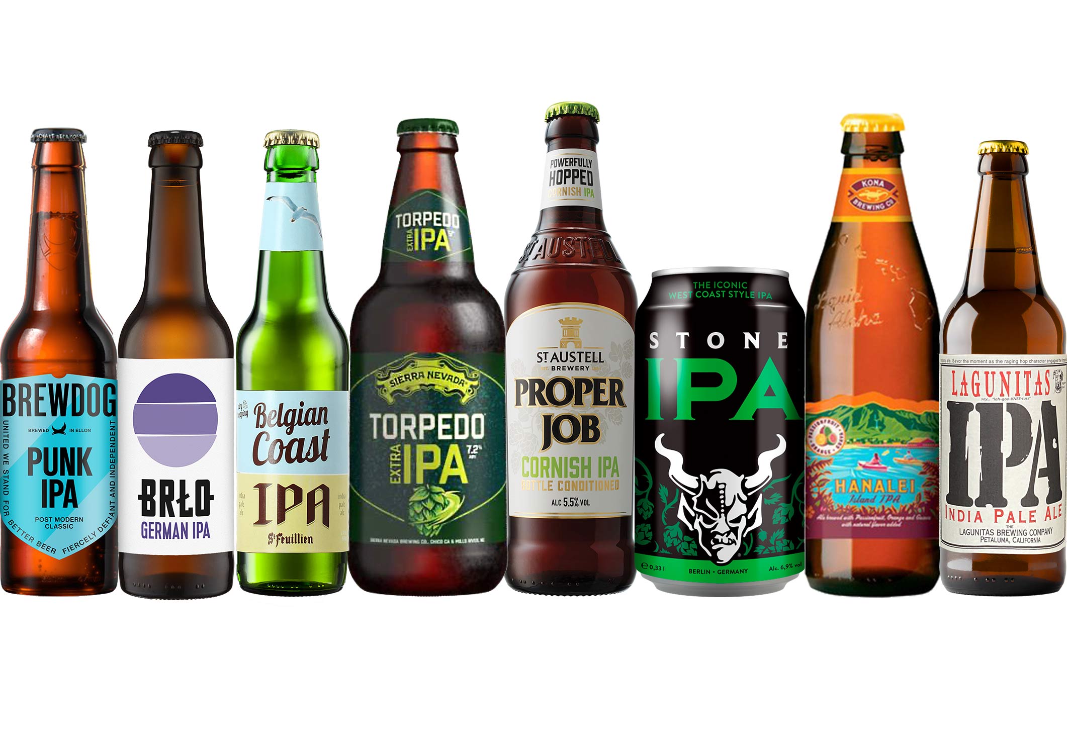 IPA Bier Paket mit 8 Bierflaschen