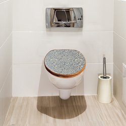 Bambus Toilettensitze mit Motiv