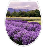banjado Briefkasten aus Edelstahl mit Motiv Lavendel