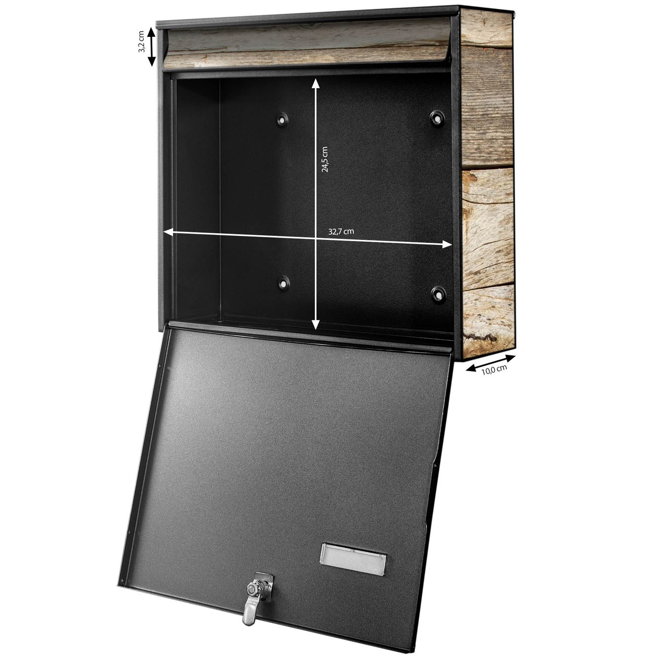 Briefkastenanlage Graues Holz | banjado