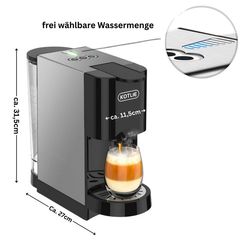 5 in 1 Kaffeemaschine AC-513HF schwarz | RELANDS