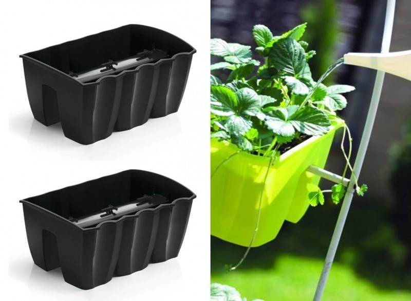 4-tlg. Blumenkastenhalter Aus Metall - Verstellbar Für Balkon & Fenster