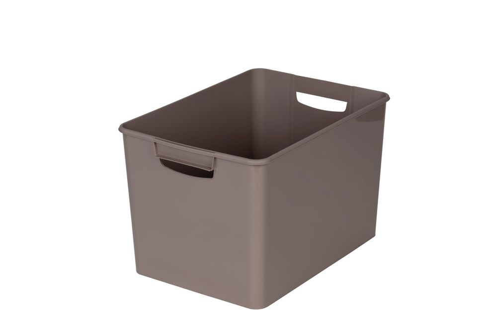 Kunststoffbox Aufbewahrungsbox Lagerbox Regalbox Spielzeugkiste Grau