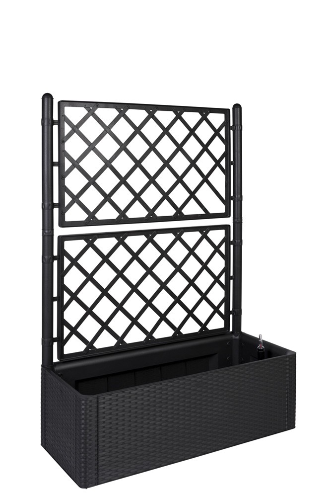 2 x Gartenspalier Spalier Rankgitter Rankhilfe Pflanzkasten Blumenkübel