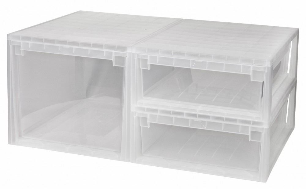 3 x Schubladenbox Schublade Aufbewahrungsbox Kleiderbox Kommode Box XXL