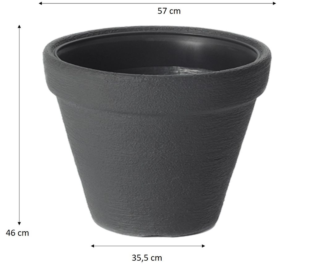 XXL Pflanzkübel Pflanztopf Blumentopf Blumenkübel Kunststoff Ø ca 60