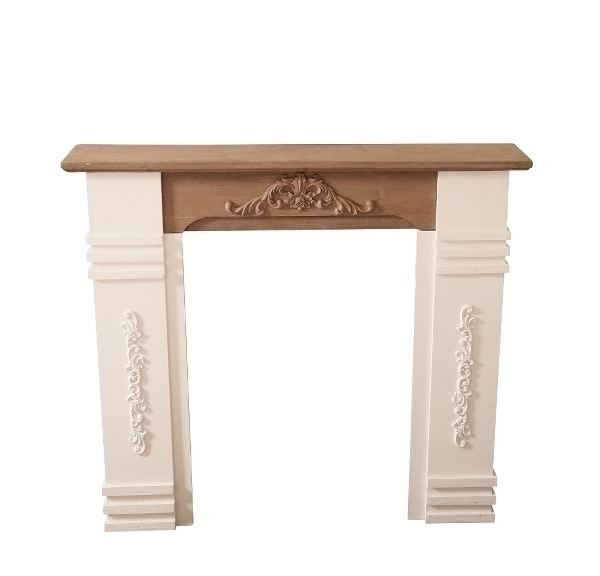 Kaminumrandung Rocco Holz Weiß&Holz | LaNatura