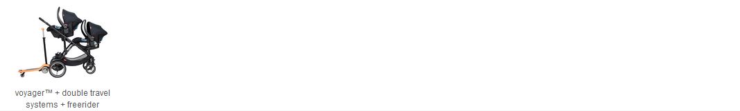 Fahroptionen drei Kinder phil & teds voyager 2 Kinderwagen