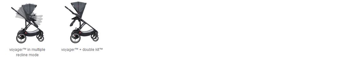 Fahroptionen Kleinkind phil & teds voyager 2