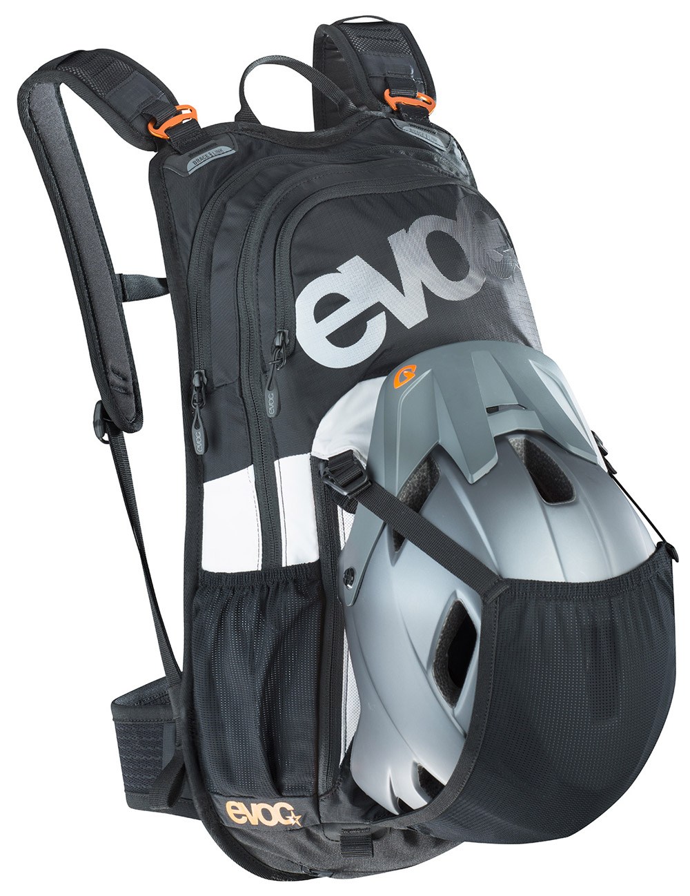 Evoc black-white-neon-orangeステージチーム???12?Litre Hydration Pack without Reserv (デフォルト、ブラック)並行輸入 EVOC Backpack Stage 12 | black