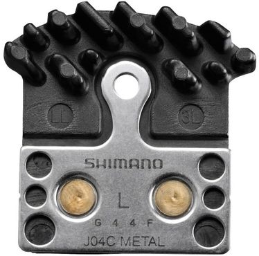 Shimano Scheibenbremsbelag Ice-Tech J04C Metall mit Kühlrippen
