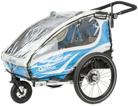 Qeridoo Regenverdeck für Fahrradanhänger 2018