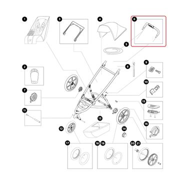 Thule Handlebar Assembly