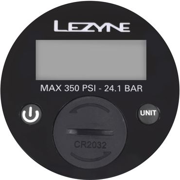 Lezyne Manometer für Fahrrad Standluftpumpe (350 PSI) 2,5" Digital