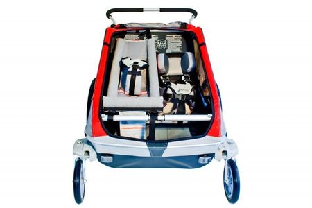 Thule Babysitz fr Chariot Kinderanhnger ab 2002-2016 fr Einsitzer ohne  Stange