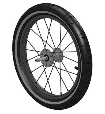 Croozer Laufrad 16" links Cargo Kalle / Cargo Pakko