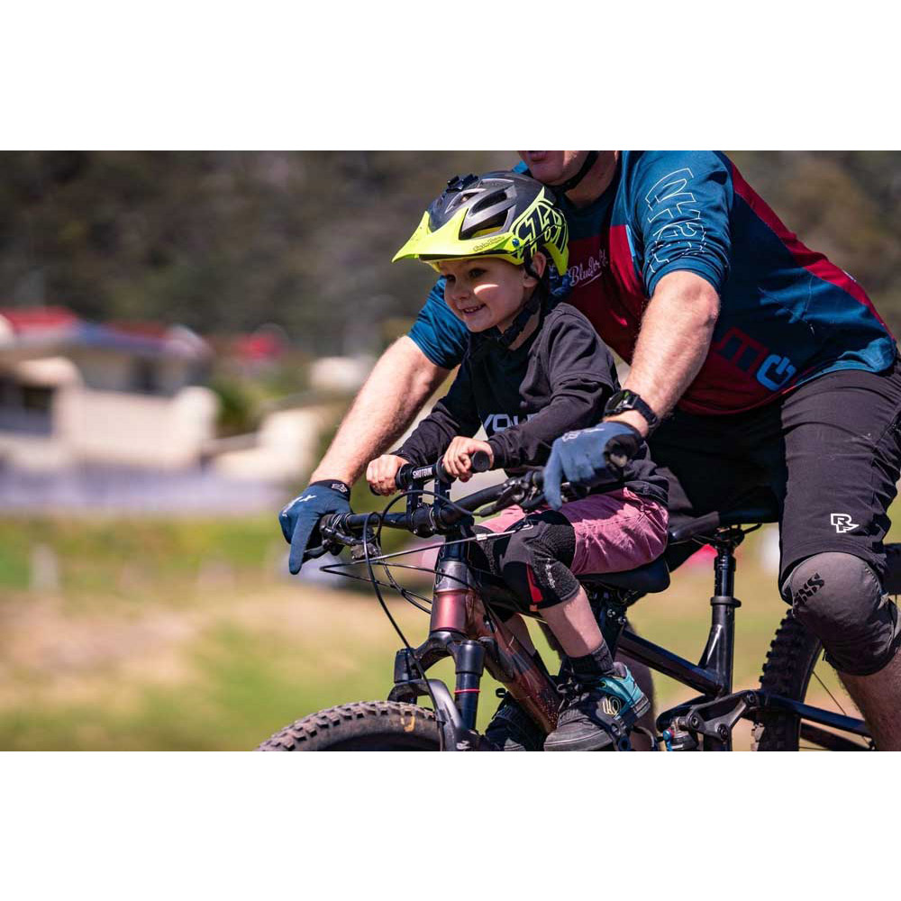 Kids Ride Shotgun MTB Front Kindersitz/Lenker Set, 25.4/31.8/35.0 mm, Black