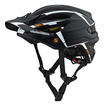 Troy Lee Designs A2 MIPS Helm, Silver, black/white